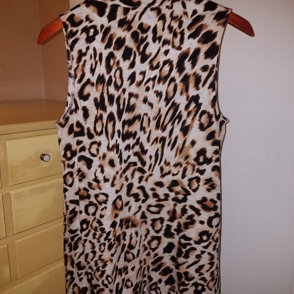 Chico's Cheetah Tank, Women's 0 - Picture 4 of 12